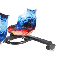 Triciclo Eléctrico de Doble Asiento, 36V 350W, Kart de Derrape de 3 Ruedas para Niños y Padres