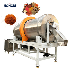 Machine de revêtement de semences à tambour rotatif continu haute performance - Système industriel de traitement des semences 500-1000 kg/h - Product Image 3