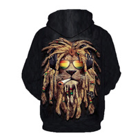 Sudadera con capucha para hombre, con estampado 3D, jersey de Heavyweight, Rasta, personalizada