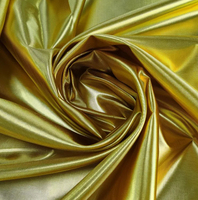 Tissu Lamé Métallisé 100% Polyester à Bas Prix – Couleurs Or/Argent/Blanc/Orange/Rouge/Rose – Léger et Doux au Toucher pour Rideaux