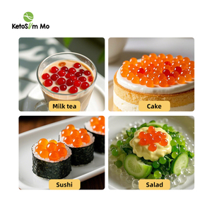 Grosir rasa stroberi rasa buah gelembung instan mutiara susu teh bahan minuman memecahkan Boba mutiara - Product Image 6