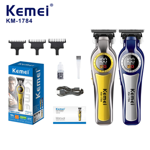 Kemei Km-1784 Tagliacapelli 1200mAh, Fornitore di Marca da Yiwu Cina, Eco-design, 2 Colori a Scelta, Lame in Acciaio Inossidabile - Product Image 1