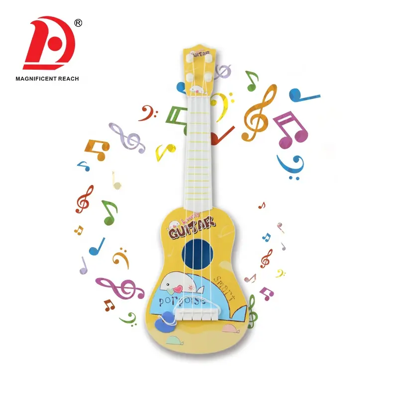 HUADA 2019 мультяшный Стайлинг детские ранние музыкальные Обучающие игрушки маленький пластиковый гитарный набор игрушка