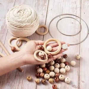 Suministros <span class=keywords><strong>de</strong></span> macramé para colgar en la pared, <span class=keywords><strong>kit</strong></span> <span class=keywords><strong>de</strong></span> cordón <span class=keywords><strong>de</strong></span> algodón natural <span class=keywords><strong>de</strong></span> macramé - Product Image 2