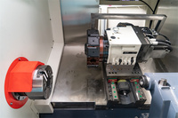 DECHANG TCK46A Machine de tour à lit incliné à centre de tournage CNC à usage moyen 220V contrôle Fanuc haute précision entièrement automatique