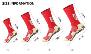 New Chất lượng cao polyester nhanh chóng khô chặt chẽ chiều dài chống trượt thể thao Hàng dệt kim màu trắng trẻ em người đàn ông thanh niên tùy chỉnh Grip bóng đá bóng đá vớ - Product Image 4