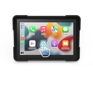 Pantalla Táctil de 5 Pulgadas para Motocicleta con Carplay, Navegación, Tablero Digital Portátil, Android Auto, Monitor Impermeable ZC11C - Product Image 1