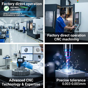 قطع غيار وملحقات روبوتات مخصصة، مصنعة بالتحكم الرقمي الحاسوبي (CNC) من سبائك الألومنيوم والفولاذ المقاوم للصدأ بدقة +/-0.001-0.005 مم - Product Image 4