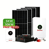 Kit d'énergie solaire hors réseau pour la maison avec batterie lithium-ion MPPT, onduleur à onde sinusoïdale pure - 20 kW, ensemble complet pour usage résidentiel