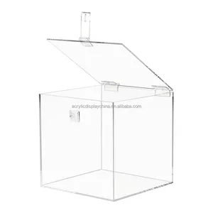 Factory Customized Acrylic Storage Box Transparent Large Capacity Acrylic Box