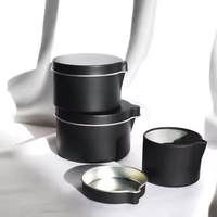 Vente en gros 1oz 2oz 4oz 6oz Bocaux vides pour bougies de massage parfumées avec bec et couvercle