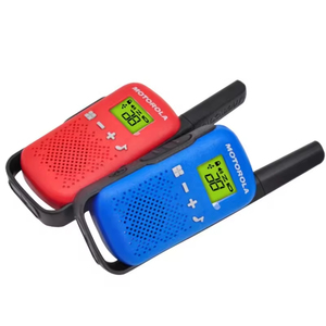 Walkie Talkie para <span class=keywords><strong>Motorola</strong></span> TLKR-T42 Sin Licencia, Pantalla LCD, 16 Canales y Alcance de hasta 4 km, Funciona con Batería AA - Product Image 2
