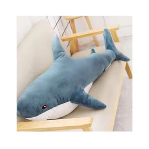 Adorabile Peluche a Forma di <span class=keywords><strong>Squalo</strong></span>, Giocattolo Morbido in Poliestere Imbottito con Cotone PP, Regalo Coccoloso - Product Image 1