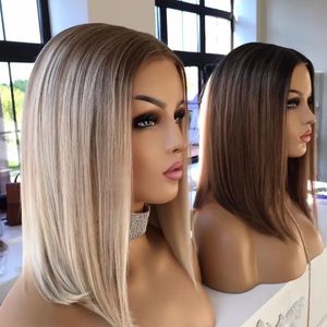Perruque Lace Front Glueless de Qualité Supérieure, Cheveux Humains Vierges Remy Européens, Blond Platine Transparent - Product Image 6