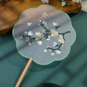 Fatingna cổ Trung Quốc phong cách vòng Tay quạt 33cm thân thiện với môi tre tay sơn kỹ thuật thiết kế đẹp người lưu giữ - Product Image 2