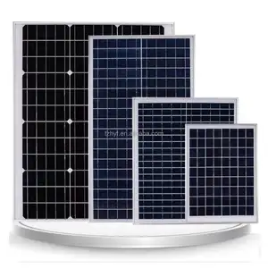 12V 18V 24v Poly and monocrystalline solar panels 10W 15W 20W 30W 40W 50W Small Size Solar Modules