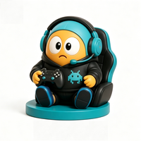 Figurines PVC non articulées de 8,5 cm, mignonnes, sur le thème des joueurs, en forme d'œuf, boîte mystère, jouets personnalisés, amusants, de créateur, objets d'art de collection, thème cinéma et télévision, cadeau