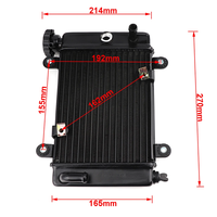 Kit de refroidissement moteur à eau avec ventilateur 12V pour HONDA CBR400 NC29 CBR29 Moto Quad 4x4 ATV UTV Accessoire