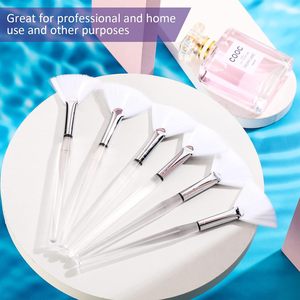 Brosse nettoyante pour le visage, brosse pour masque facial, brosse en fibres synthétiques douces, brosse pour appliquer les masques, brosse de beauté pour salon de spa - Product Image 6