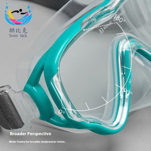Ensemble de masque de plongée avec tuba, entièrement étanche, anti-buée, verre trempé, équipement de plongée pour adultes, sports nautiques - Product Image 3