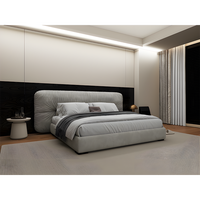 Neues Modell Moderne neue Luxus-Schlafzimmer möbel Anpassen Queen-Bett Kingsize-Bett Cal King Holzrahmen Bett