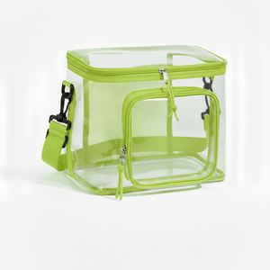 Sac de rangement étanche en TPU transparent avec fermeture éclair, sac de toilette et de pique-nique, grande capacité, portable, personnalisable en usine - Product Image 4