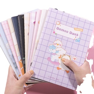 Juego de cuaderno personalizado con dibujos animados A5 <span class=keywords><strong>A6</strong></span> tamaño 82G papel con su logotipo MOQ 50 encuadernación térmica en espiral para promoción de regalos - Product Image 2