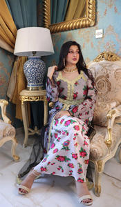 Ropa Musulmana Femenina de Lujo, Elegante y Moderna, Caftán Marroquí, Estilo Étnico de Oriente Medio, Vestido Maxi Dubai Gilbab - Product Image 2