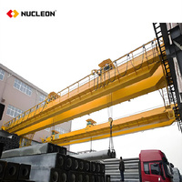 Grue aérienne à double faisceau de 80 tonnes avec chariot électrique Application d'atelier Heavy Duty monté sur rail 20Ton 32Ton 50Ton
