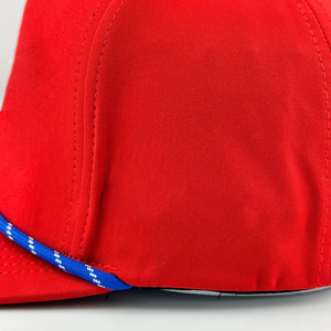 Conception Colorée Broderie Personnalisée Impression Logo Coton Non Structuré 5 Panneaux Classique Casquette de Baseball Chapeau de Corde - Product Image 5