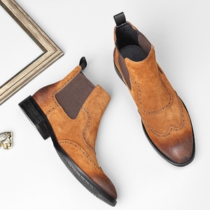 Pointed Toe Leather Shoes for Men Genuine Leather Business Formal Shoes Wedding Groom Thick <b>Sole</b> Height Increasing Derby Shoes - Product Image 3