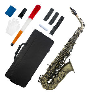 Saxophone <span class=keywords><strong>alto</strong></span> Eb de haute qualité en bronze Saxophone en Mi bémol à motif sculpté Instrument de musique à vent professionnel - Product Image 3