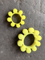 Coupleur de remplacement pour araignée Élément flexible Haute élasticité Longue durée de vie Blocs de gélatine fleur de prunier