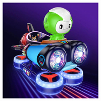Machine de jeu d'oscillation de voiture à bascule électrique Dirigeable spatial mobile Kiddy Rides