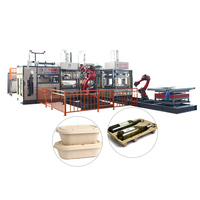 Pulp molding kontainer makanan mesin Thermoforming mesin pembuat manufaktur kontainer bubur kertas sekali pakai