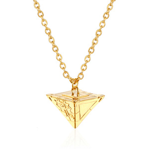 Collar con el Rompecabezas del Milenio de Yu-Gi-Oh |   Colgante de Acero de Titanio de Yugi Muto |   Joyería de Anime Unisex - Product Image 1