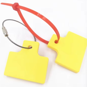 Scellé de sécurité RFID anti-effraction avec attache en nylon, coque ABS, force de traction 3000N pour le suivi logistique des camions et conteneurs - Product Image 1