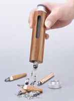 3 tailles d'embout buccal remplaçable Tube de cendrier personnel pour fumeurs sans laisser tomber les cendres