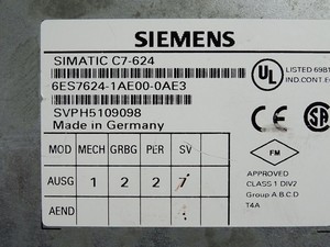 6ES7624-1AE00-0AE3 C7-624 โปรแกรมลูกบ้านอัจฉริยะ (PLC) - Product Image 5