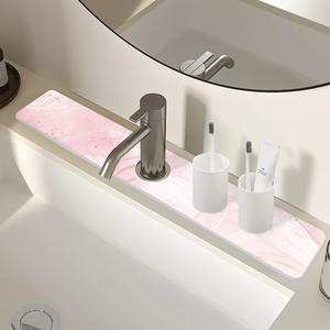 แผ่นรองครัวอะคริลิค Jiangsu Green Product ขนาด 60x1040x10 มม. รูปทรงสี่เหลี่ยมผืนผ้า แห้งเร็ว สำหรับอ่างล้างจาน ลายกราฟิก - Product Image 2