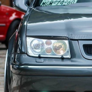 1 par de cubiertas decorativas para faros delanteros de coche, protectores de cejas para luces de coche, para Volkswagen Jetta Bora 4 MK4 1999-2004 - Product Image 6