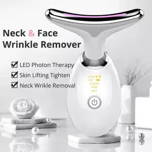 2023 Skin Care Tools Face Lift Roller Anti Wrinkle Ems Facial Deep Cleansing Remover Microcurrent Facial Toning Device