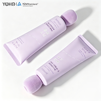Tube cosmétique vide PCR 50ml 80ml avec bouchon à vis, emballage crème pour les mains en sphère moelleuse, couleur et taille personnalisables, marque YOHO