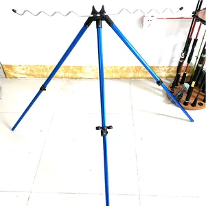 <span class=keywords><strong>Support</strong></span> de <span class=keywords><strong>canne</strong></span> à pêche en alliage d'aluminium, <span class=keywords><strong>Support</strong></span> télescopique pour 9 cannes à pêche en mer, plage, pieds de trépied - Product Image 1