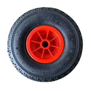 Pneumatic Wheel 260x85 3.00-4 Pneumatic Air Rubber Wheel Inflatable Tire For Hand Truck