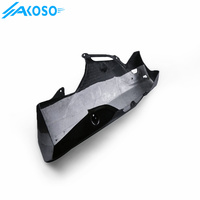 AKOSO R6 fibra de carbono Belly Pan motocicleta fibra de carbono Belly Pan inferior debajo de la bandeja carenado accesorios para Yamaha R6 2017-2024