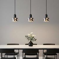 Lustre suspendu LED moderne de luxe en marbre, lampes rondes, pour plafond haut, hôtel, maison, salle à manger, salon, chambre à coucher