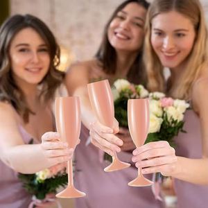 Superbes verres à vin en plastique pas chers, réutilisables, transparents, en vente - Product Image 6