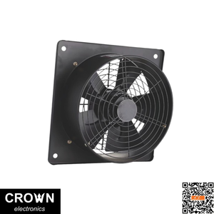Crown 600B2 SERVERO5 AC Ventilador circular delantero y trasero para asiento de automóvil 220V con motor y montaje en techo de rodamiento - Product Image 2