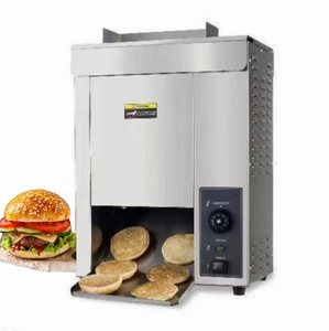 Tostadora transportadora eléctrica, horno comercial para hornear pan, máquina para hamburguesas sándwich, tostadora automática para bollos de hamburguesas - Product Image 2
